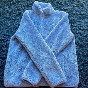 Fluffy Yarn Fleece Full-Zip Jacket